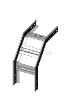 Угол вертикальный внешний 90° (651-312) ПожТехКабель Угол внешний вертикальный 90 градусов для лотков