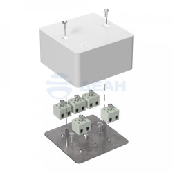                         Коробка огнестойкая для кабель-канала Е15-Е60 (латунь) 85х85х45 (40-0460-FR2.5-10-Е60)  (Промрукав) 
						