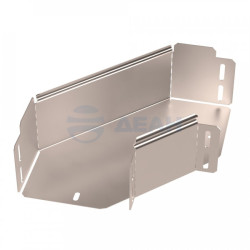                         Угол горизонтальный 90 градусов Стандарт INOX (AISI 409) 150х100 (PR16.3559)  (Промрукав) 
						