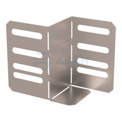                         Переходник упрощённый горизонтальный Стандарт INOX (AISI 409) на 50 мм Н100 (PR16.6203) (Промрукав) 
						