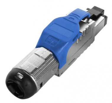 PLUE-8P8C-S-C6A-SH-BL Hyperline Разъем