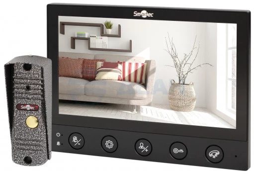 ST-MS607HS-BK Smartec Комплект видеодомофона