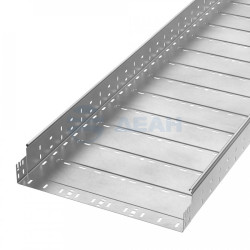                         Лоток перфорированный Профи INOX (AISI 304) 500х100x3000 (1,0 мм) (6 м/уп) (PR16.13337)  (Промрукав) 
						