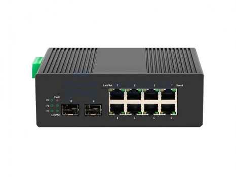 TSn-8FP10S2MI Tantos Коммутатор управляемый с PoE промышленный