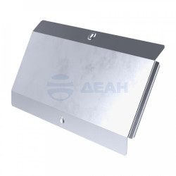                         Крышка угла вертикального внешнего 45 градусов Стандарт INOX (AISI 316) 500 (PR16.2955) (Промрукав)
						