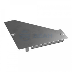                         Крышка переходника правого Стандарт INOX (AISI 304) 300х100 (PR16.5774)  (Промрукав) 
						