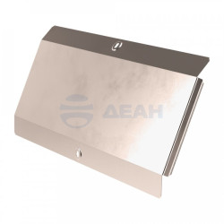                         Крышка угла вертикального внешнего 90 градусов Стандарт INOX (AISI 409) 500 (PR16.3075)  (Промрукав) 
						