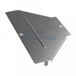                         Крышка переходника симметричного Стандарт INOX (AISI 304) 500х200 (PR16.5979)  (Промрукав) 
						