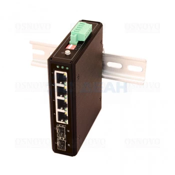 SW-80402/IL OSNOVO Коммутатор управляемый с PoE промышленный