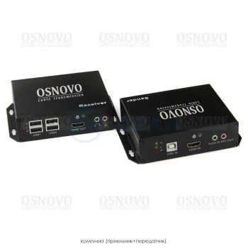 TLN-HiKMA/1+RLN-HiKMA/1 OSNOVO Удлинитель HDMI-сигнала и ИК-сигнала