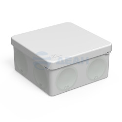                         Коробка распределительная 60-0300м для прямого монтажа двухкомпонентная безгалогенная (HF) 100х100х50 (8шт/уп) (60-0300м) (Промрукав)
						