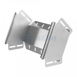                         Угол вертикальный внешний 45 градусов Стандарт INOX (AISI 304) 300х100 (PR16.2909) (Промрукав)
						