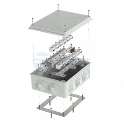                         Коробка огнестойкая для о/п Е15-Е120 RAL7035 200х150х75 (5 шт/кор) (40-0320-7035-FR2.5-40) (Промрукав) 
						