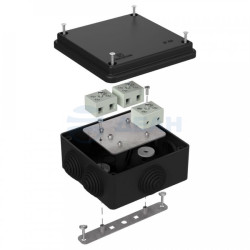                         Коробка огнестойкая для о/п Е15-Е120 RAL9005 100х100х50 (14 шт/кор) (40-0300-9005-FR6.0-6) (Промрукав) 
						