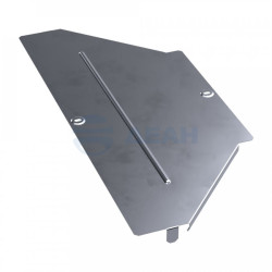                         Крышка переходника симметричного Стандарт INOX (AISI 316) 600х300 (PR16.6048)  (Промрукав) 
						