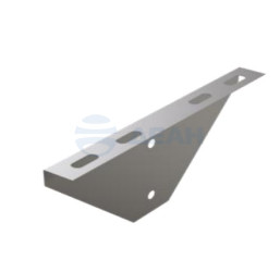                         Кронштейн опорный двухсторонний 1250 мм толщ. 2,0 мм (571-008) (ПожТехКабель)
						