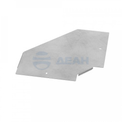                         Крышка угла горизонтального 90 градусов Профи INOX (AISI 304) 400 (1,0 мм) (PR16.16913) (Промрукав) 
						