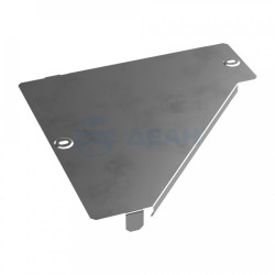                         Крышка переходника левого Стандарт INOX (AISI 304) 300х100 (PR16.4299)  (Промрукав) 
						