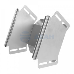                         Угол вертикальный внешний 45 градусов Стандарт INOX (AISI 304) 200х100 (PR16.2906) (Промрукав)
						