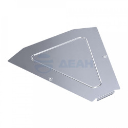                         Крышка угла горизонтального 45 градусов Стандарт INOX (AISI 316) 500 (PR16.3461) (Промрукав)
						