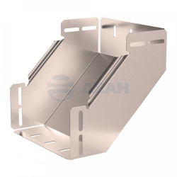                         Угол вертикальный внутренний 90 градусов Стандарт INOX (AISI 409) 200х100 (PR16.3382)  (Промрукав) 
						