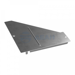                         Крышка переходника правого Стандарт INOX (AISI 304) 500х150 (PR16.5780)  (Промрукав) 
						