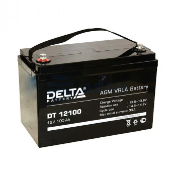 DT 12100 (АКБ 12-100) Delta Аккумулятор