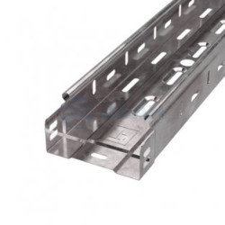                         Лоток перфорированный Стандарт INOX (AISI 409) 150х100х3000 (0,7 мм) (6 м/уп) (PR16.2413)  (Промрукав) 
						