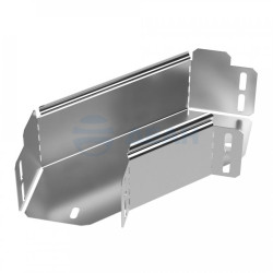                         Угол горизонтальный 90 градусов Стандарт INOX (AISI 304) 100х80 (PR16.3495) (Промрукав)
						