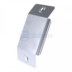                         Крышка угла вертикального внешнего 90 градусов Стандарт INOX (AISI 316) 100 (PR16.3040) (Промрукав)
						