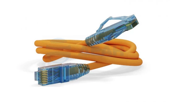 PC-LPM-UTP-RJ45-RJ45-C6-2M-LSZH-OR Hyperline Патч-корд