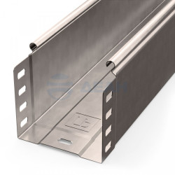                         Лоток неперфорированный Стандарт INOX (AISI 409) 100х100х3000 (0,7 мм)(6 м/уп) (PR16.2388)  (Промрукав) 
						