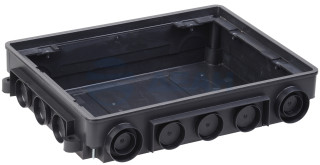                         Коробка напольная KNU-12-PA-9011  (IEK) 
						