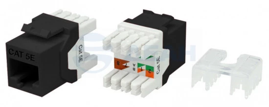 KJ8-8P8C-C5e-180-BK Hyperline Вставка Keystone Jack