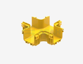                         Ответвитель Х-образный для лотков FBTR-120-CRS  (Hyperline) 
						