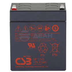                         Аккумулятор GP1245 (12V16W) (АКБ 12-4,5) (CSB) 
						
