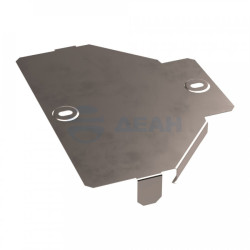                         Крышка переходника симметричного Стандарт INOX (AISI 409) 200х100 (PR16.6102) (Промрукав) 
						