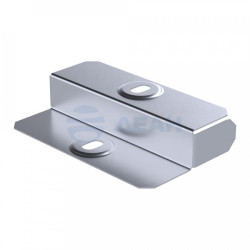                         Переходник по высоте Стандарт INOX (AISI 316) 100х100х80 (PR16.5680)  (Промрукав) 
						