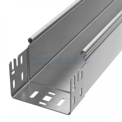                         Лоток неперфорированный Профи INOX (AISI 304) 100х80x3000 (2,0 мм) (6 м/уп) (PR16.14080)  (Промрукав) 
						