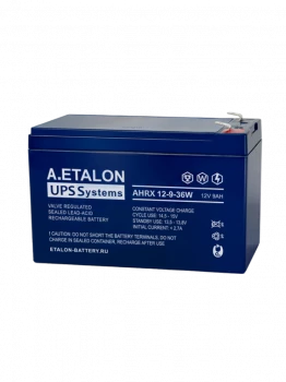 AHRX 12-9-36W (АКБ 12-9) ETALON Аккумулятор