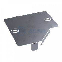                         Крышка переходника левого Стандарт INOX (AISI 316) 150х100 (PR16.5576)  (Промрукав) 
						