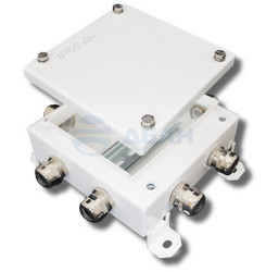                         Коробка монтажная КМ-О (16к*10,0)-IP55-1515, 8 вводов  (Гефест) 
						