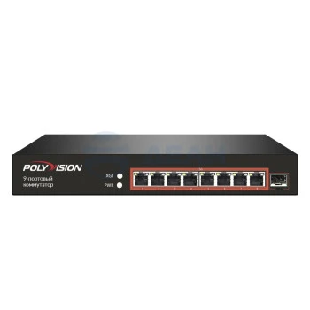 PND-8XG-1F Polyvision Коммутатор неуправляемый