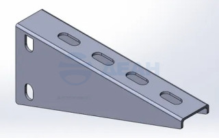                         Консоль подвеса лотка для стоек 500х2,0 мм (570-007) (ПожТехКабель)
						