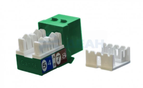 KJ9-8P8C-C5e-90-GN Hyperline Вставка Keystone Jack