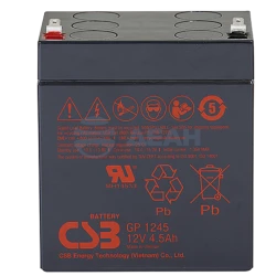 Аккумулятор GP1245 (АКБ 12-4,5) (CSB)