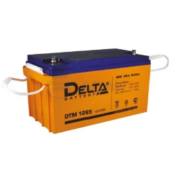 Аккумулятор DTM 1265 L (АКБ 12-65) Delta