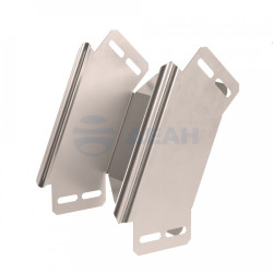                         Угол вертикальный внешний 90 градусов Стандарт INOX (AISI 409) 150х80 (PR16.3052)  (Промрукав) 
						