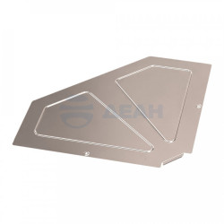                         Крышка угла горизонтального 90 градусов Стандарт INOX (AISI 409) 600 (PR16.3582)  (Промрукав) 
						