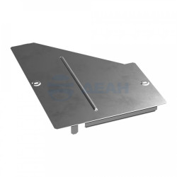                         Крышка переходника правого Стандарт INOX (AISI 304) 400х200 (PR16.5778)  (Промрукав) 
						